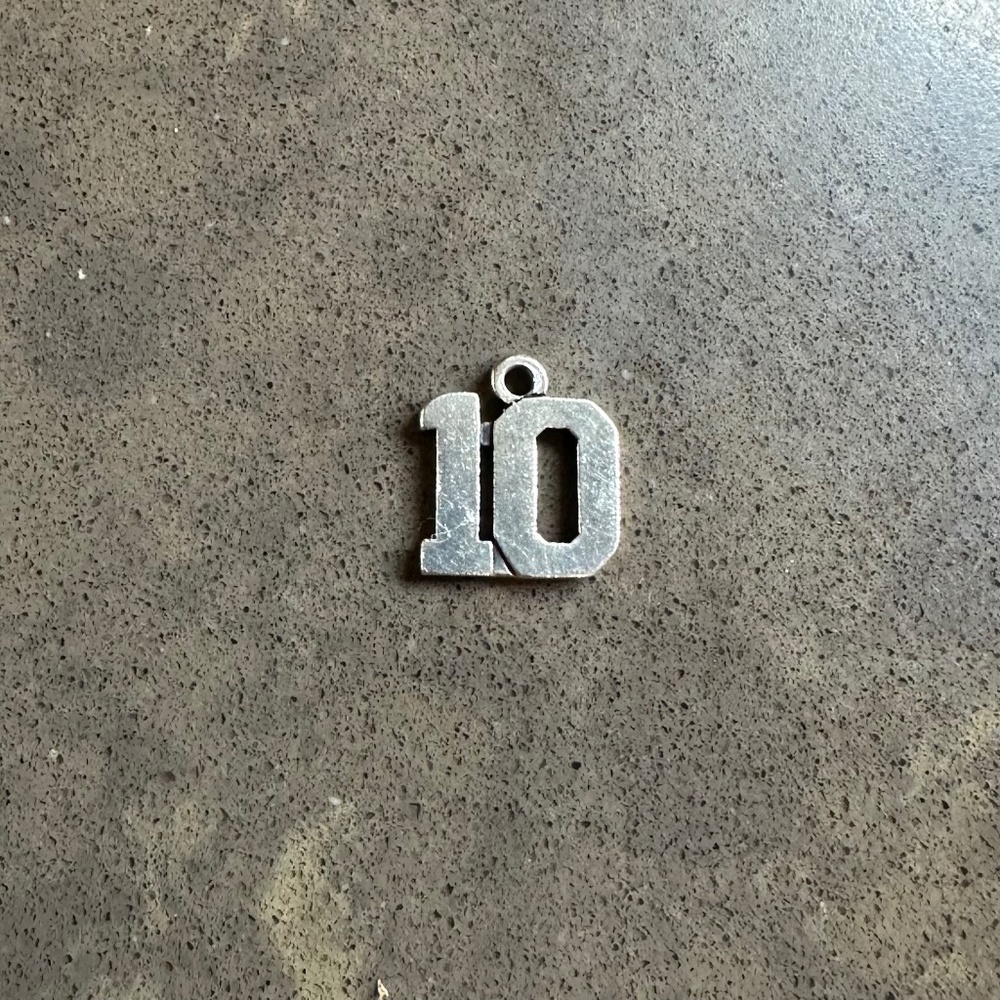 James Avery Retired #10 Charm